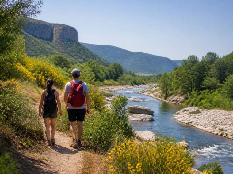 Les activités de pleine nature à faire au printemps en ardèche : randonnées, vélo et eau vive